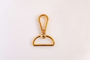 Mosquetão Dourado 3 cm