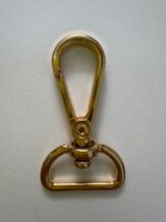 Mosquetão 2 cm Dourado